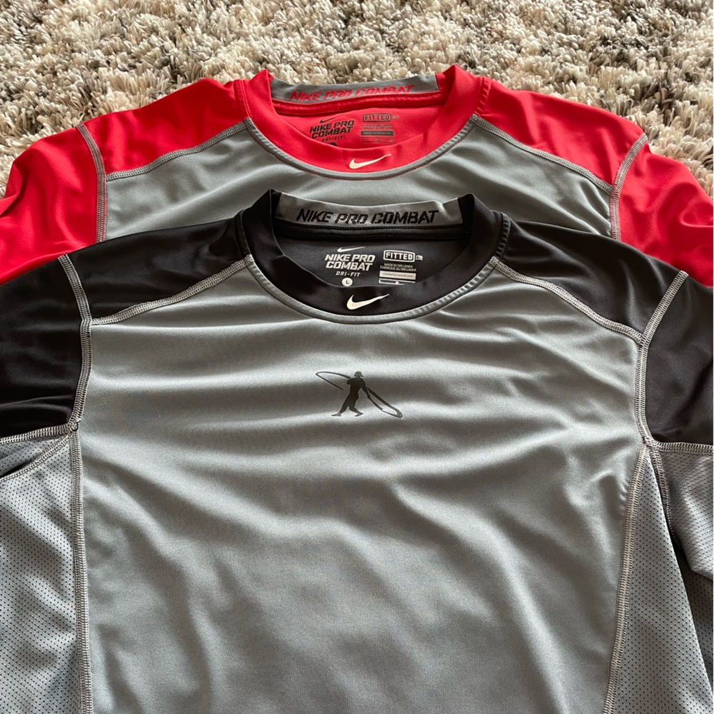 Nike baseball 3/4 sleeve combo. Size large